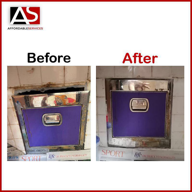 Fix Back Rubbish Chute