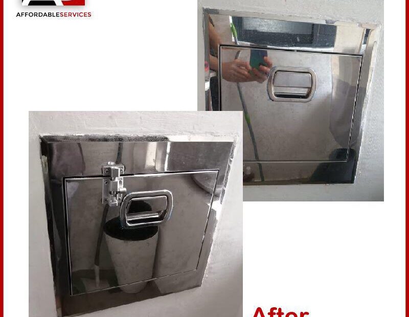 Unlock & Install Rubbish Chute Latch At Ridgewood