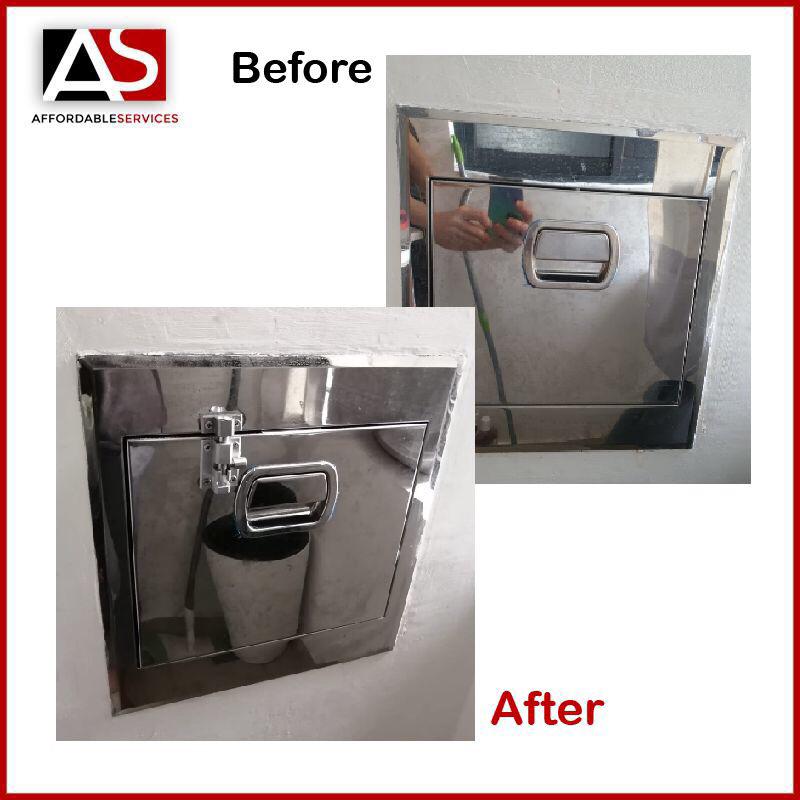 Unlock & Install Rubbish Chute Latch At Ridgewood
