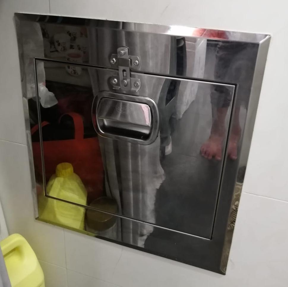 Rubbish Chute Latch Installation In Eunos