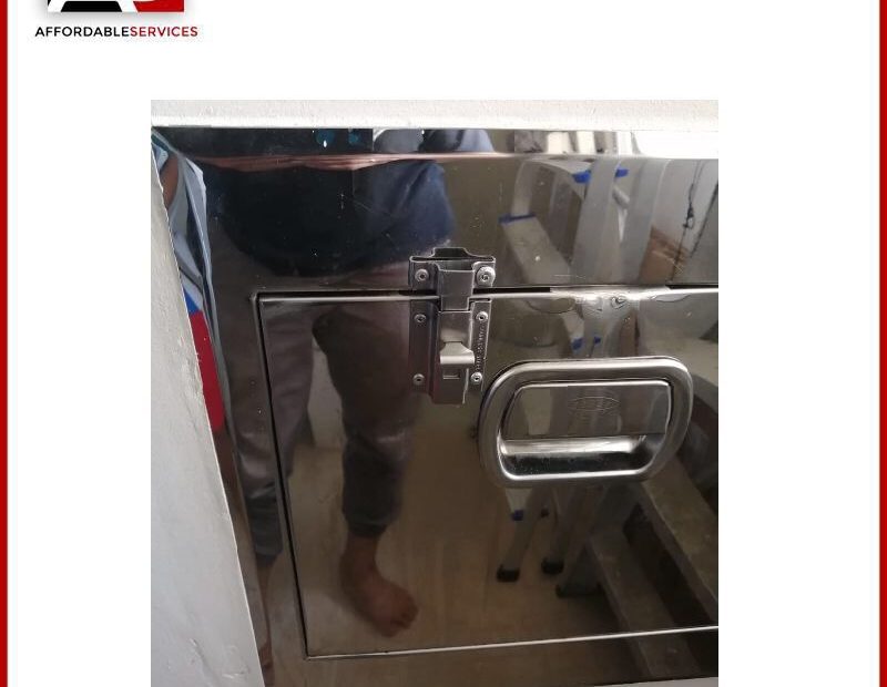 Unlock & Rubbish Chute Latch Installation In Tampines