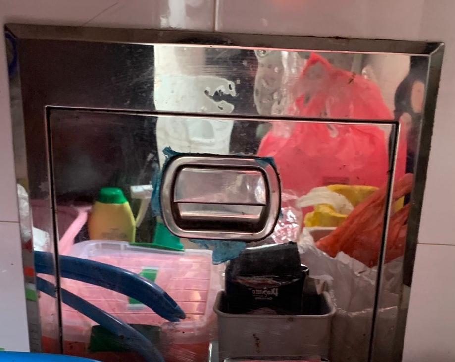 Unlock And Install Rubbish Chute Latch In Aljunied