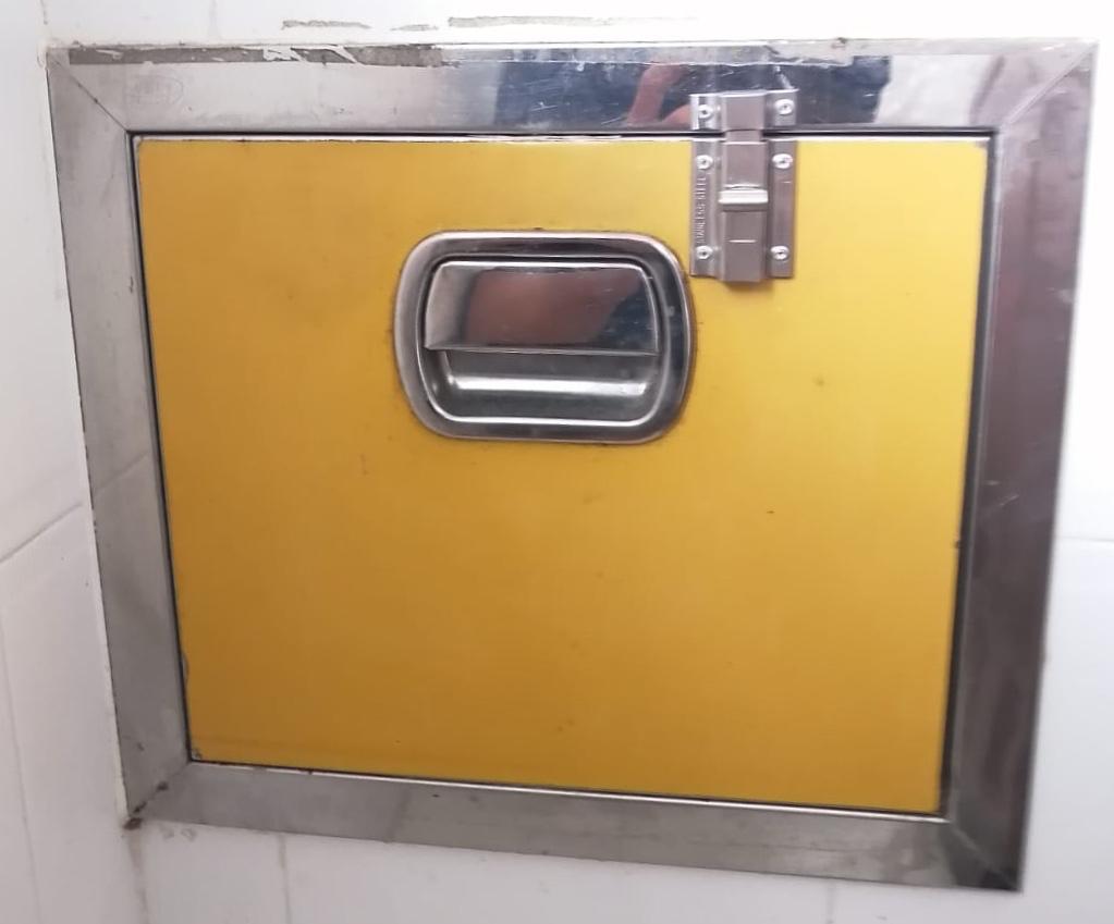 Unlock And Install Rubbish Chute Latch In Bedok
