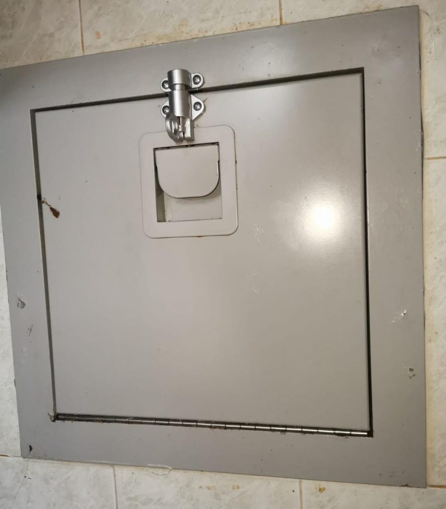 Unlock And Install Rubbish Chute Latch Affordable Rubbish Chute Singapore