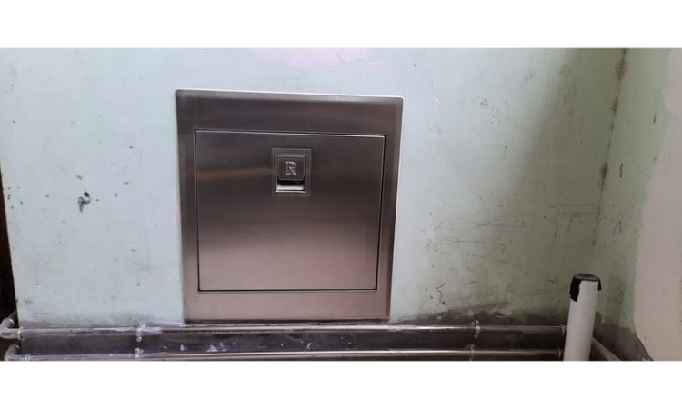 replace a rubbish chute