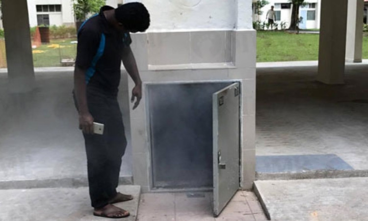 Rubbish Chute fire
