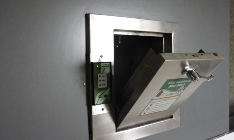 installing a garbage chute