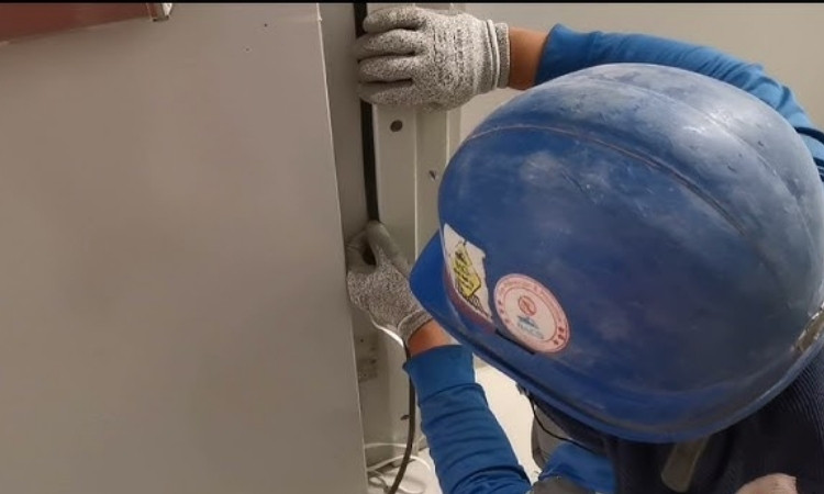 how to repair a commercial rubbish chute